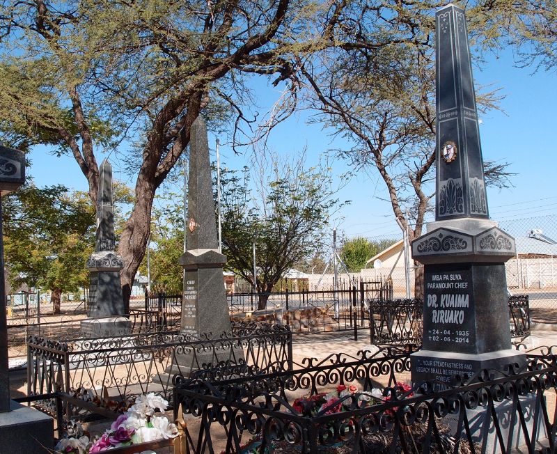 Gräber der Ovaherero Chiefs in Okahandja, Namibia