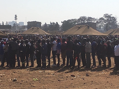 Menschen in Simbawe